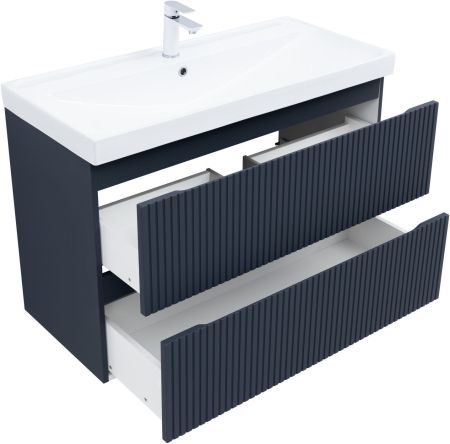 Тумба под раковину Aquanet Джейн (Flat) 100 маренго, артикул 00335431