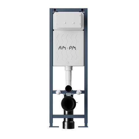 I012711.0138 ErgoFit инсталляция для подвес унитаза с клавишей ErgoFit L пластик, черный матовый, артикул I012711.0138