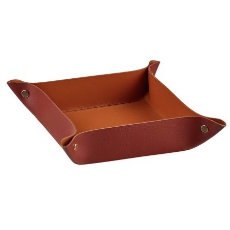 Colombo Adj Мелочница, 20x14H5 см, цвет: бордо/коньяк, артикул BADJ0109-3009