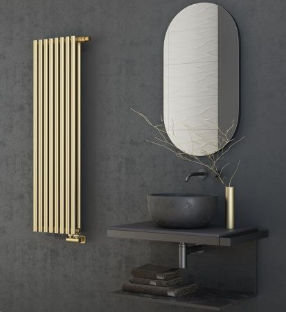 Отопительный радиатор ЭСТЕТ-00 н/ж EU50 1200х630 / 14 сек (Сатин)