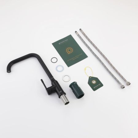 Смеситель для кухни Splenka S206.40.06, черный, артикул S206.40.06