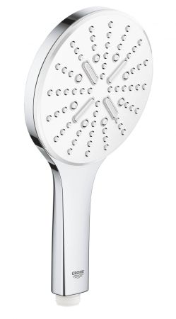 Ручной душ GROHE Rainshower SmartActive 130, 3 вида струй, белая луна (26574LS0), артикул 26574LS0