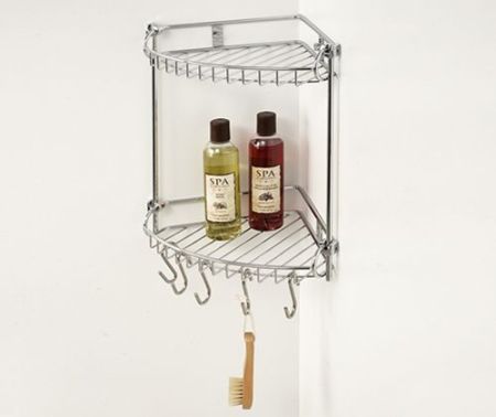 Полка корзина WasserKRAFT K-1222 угловая Хром, артикул K-1222