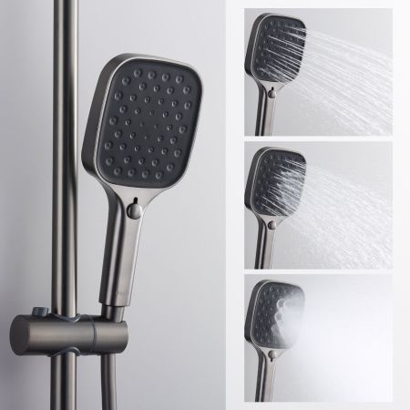 Душевая система Raglo R50.24.09, графит, артикул R50.24.09