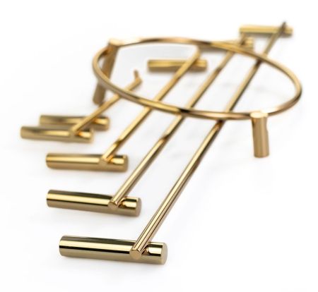 Stil Haus Hashi, полотенцедержатель, длина 30 см, цвет золото, артикул HS06(16)