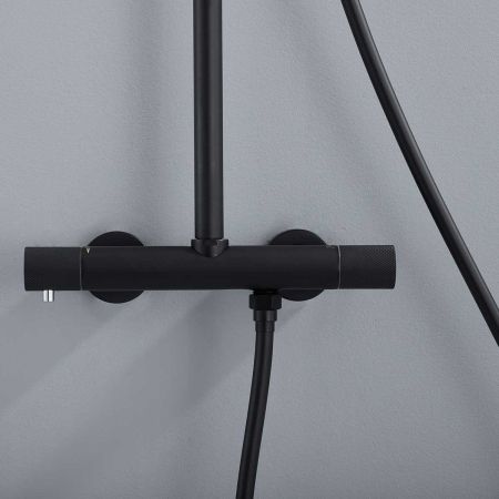 Душевая стойка Desire VSFS-1D0TMB термостатическая, черный, артикул VSFS-1D0TMB