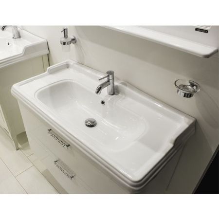 Тумба с раковиной Comforty Монако 100 4136346 Белая