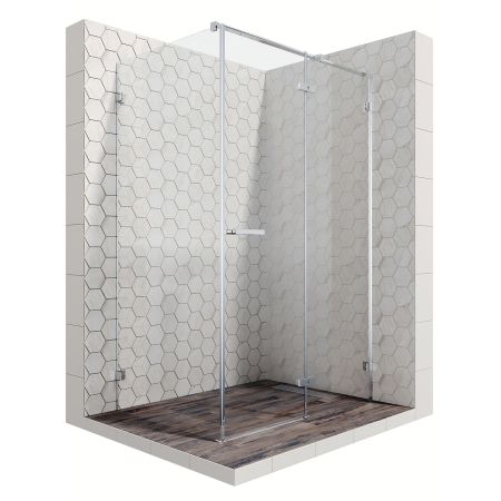 Душевой уголок Ambassador Abner 10011103R-PR1, прямоугольный, линейный трап, 120х80, артикул 10011103R-PR1