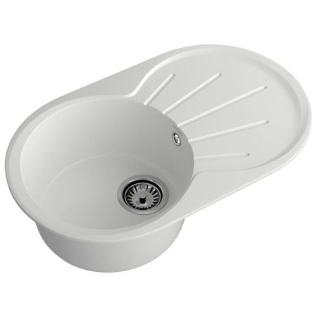 Кухонная мойка GranFest RONDO 750L, иней, артикул R-750L иней