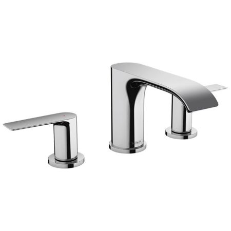 HANSGROHE VIVENIS Смеситель для раковины на 3 отверстия, с донным клапаном, цвет хром, артикул 75033000