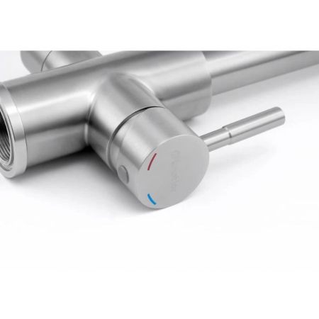 Смеситель для кухни с подключением фильтра Knotlor SS-08, сатин, артикул SS-08