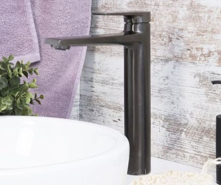 Смеситель для раковины WasserKRAFT Wiese 8403H Оружейная сталь