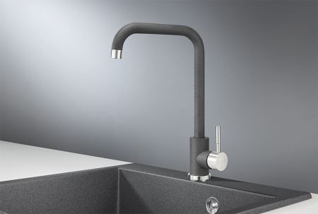 Смеситель для кухни GRANULA (ST-4033, ГРАФИТ), артикул ST-4033, ГРАФИТ