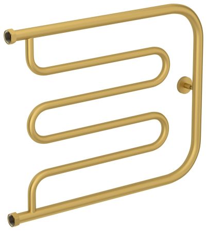 Полотенцесушитель водяной "Лира+" 500х650 Н. Г. 1" (Матовое ЗОЛОТО), артикул 032-4011-5065