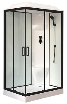 Душевая кабина Royal Bath  RB 8120HP6-WT-BL (белое/прозрачное) правая