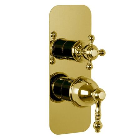 Fima Carlo Frattini Elizabeth Смеситель для душа, встраиваемый, на 2/3 выхода, цвет: золото, артикул F5089X6OR