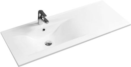 Тумба с раковиной SanVit Бруно-2 120 L kbruno2120 в цвете Ral подвесная Шоколад, артикул kbruno2120