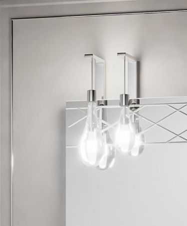 Зеркало Порто 100 Opadiris Белый/серебро, артикул 