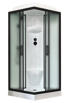 Душевая кабина Royal Bath  RB 90HP6-WC-BL (белое/матовое)