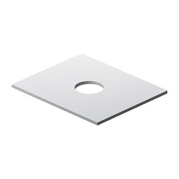 M8FST0601WG Func Столешница под накладную раковину, для тумбы 60 см, цвет белый глянец