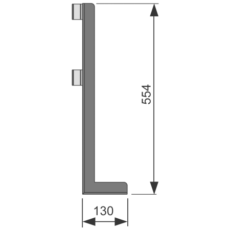 Опора для отдельно стоящей стены, артикул 9030017