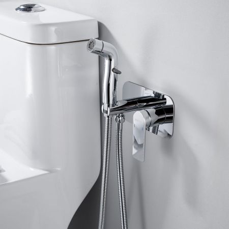 Гигиенический душ со смесителем Shevanik S4105, хром