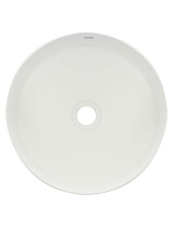 AQM5012 Раковина накладная круглая, цвет белый матовый. 355x355x120, артикул AQM5012MW