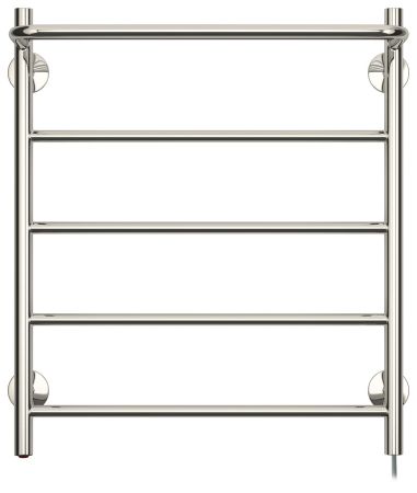 Электрический полотенцесушитель СТИЛЬЕ "Формат 30 П" 600х500 (Полка + 4) П16 (Без покрытия), артикул 00530-6050