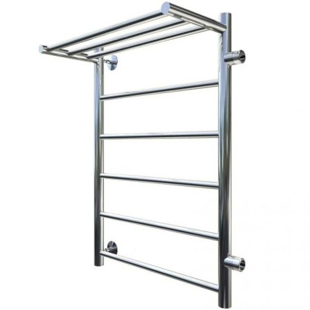 Водяной полотенцесушитель Тругор Аспект 1 П ПМ R 80x40 с полкой Хром, артикул Аспект1/ПМ508040Пправ