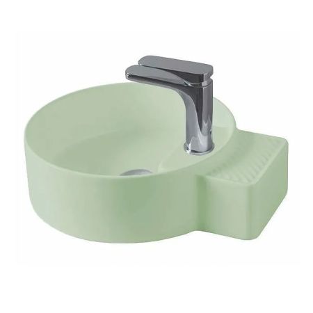 Artceram Cartesio Раковина настольная 44х36 см, c отверстием под смеситель, цвет зеленый глянцевый, артикул CAL004 35 00