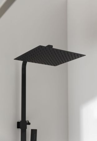 Душевая стойка Allen Brau Infinity 5.21012-31 черный матовый, артикул 5.21012-31