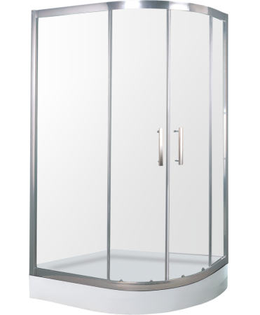 Душевой уголок Timo 120x80 L BY-549L профиль Хром стекло прозрачное, артикул BY-549L