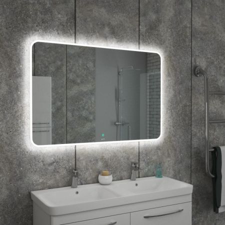 Skansen Зеркало с LED подсветкой, 1200х800, артикул OWLM200502