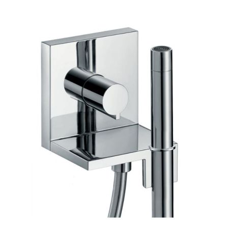 AX ShowerCollection Встраиваемый модуль ручного душа с запорным вентилем, ½’ (внешняя часть), цвет: хром, артикул 10651000