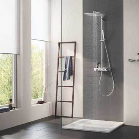 Душевая система GROHE EUPHORIA SMARTCONTROL 26508000 (хром, металл/пластик, 175-см, квадратная), шт, артикул 26508000
