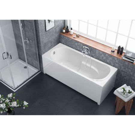 Ванна BERGES акриловая LUMBO 170x75 с каркасом