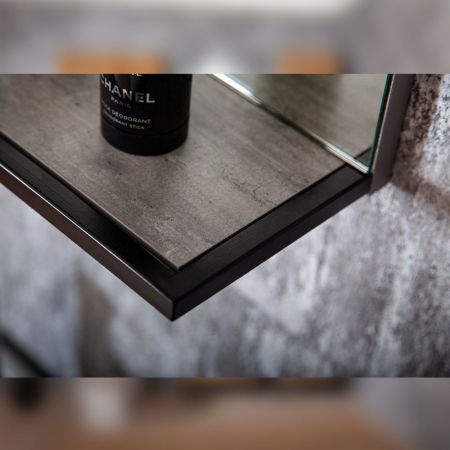 Комплект мебели для ванной Бриклаер ЛОФТ 45, метрополитен грей, артикул ЛОФТ 45