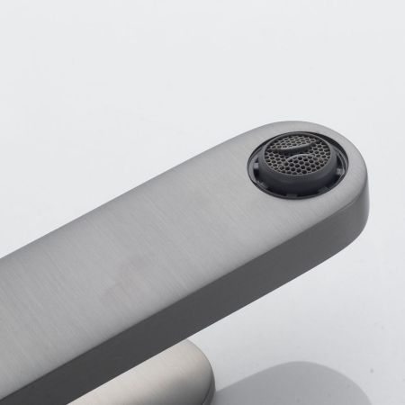 Смеситель для раковины Shevanik S4501T, оружейная сталь