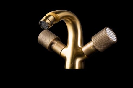 Смеситель для биде Boheme Royal Cristal 316-RoyalCRST Бронза, артикул 316-RoyalCRST