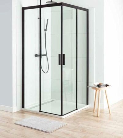 Душевой уголок Aquanet Pleasure AE60-S-100x100U-BT 100x100, прозрачное стекло, артикул AE60-S-100x100U-BT