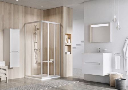 Душевой уголок Ravak Supernova ASDP3-110 S 00VD0U0211 профиль Сатин стекло Pearl, артикул 00VD0U0211