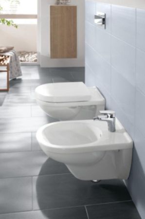 Унитаз Villeroy&Boch O Novo 5660HR01 подвесной Белый альпин с сиденьем QuickRelease и SoftClosing, артикул 5660HR01