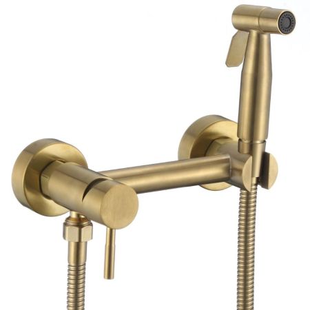 Гигиенический душ со смесителем Savol S-FXQ006C, матовое золото, артикул S-FXQ006C