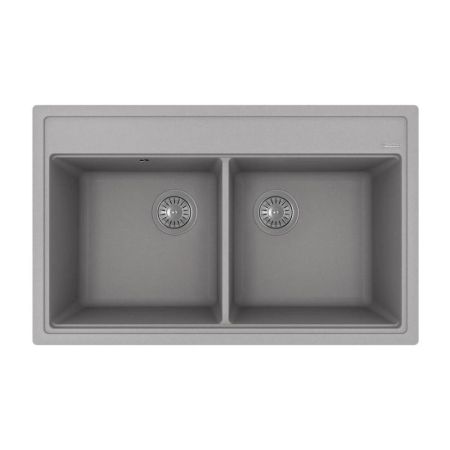 Кухонная мойка Florentina ЛИПСИ 20.370.E0820.307, серый шёлк, артикул 20.370.E0820.307
