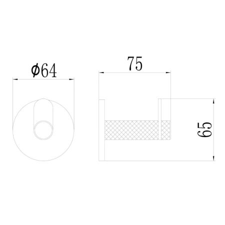 Крючок для ванной комнаты Savol S-002153Q, графит, артикул S-002153Q