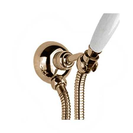 Nicolazzi Держатель душевой ручной лейки, с подводом воды 1/2", цвет: BRONZED PLATED, артикул C7124BZ