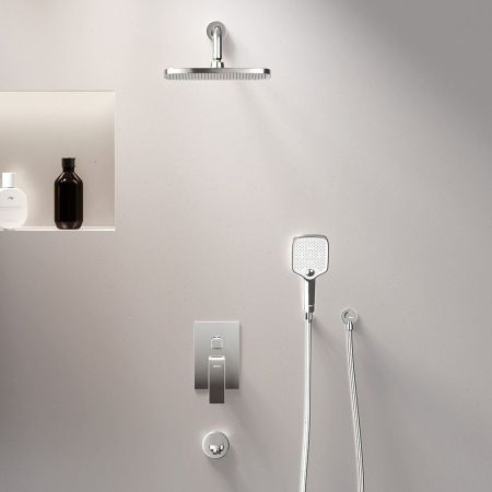 953510000 Gala встраиваемая душевая система со смесителем и изливом, хром, артикул 953510000