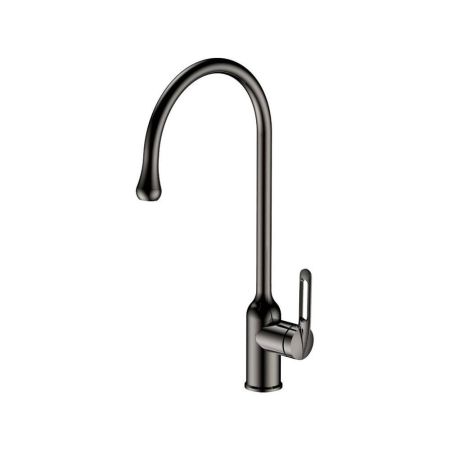 Смеситель для кухни Haiba HB41830-3, оружейная сталь