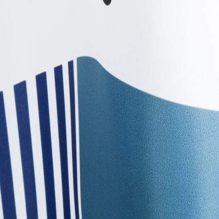 Штора для ванной комнаты FIXSEN DESIGN FX-1508, белый/синий, артикул FX-1508