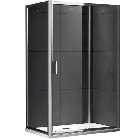 Душевой уголок Gemy S30191G-A85 170х85 профиль Хром стекло прозрачное, артикул S30191G-A85